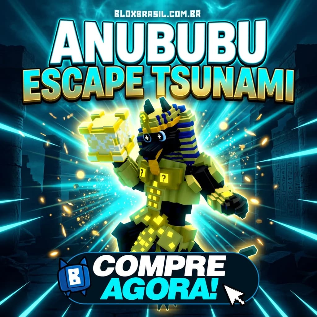 Criativo Alxan: jogo Roblox Anububu Escape Tsunami (BloxBrasil)