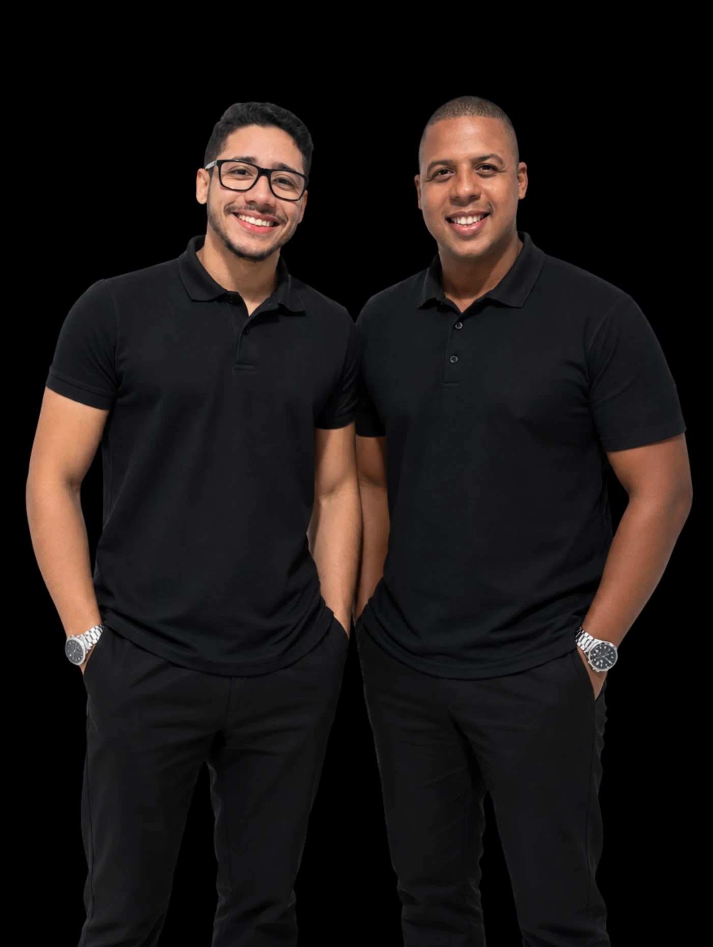 Marcelo Santana e Carlos Alberto, sócios da Alxan